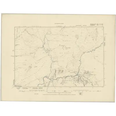 1886 Map of Montgomeryshire XL.NW