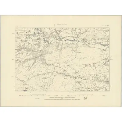 1885 Map of Montgomeryshire XLI.NE