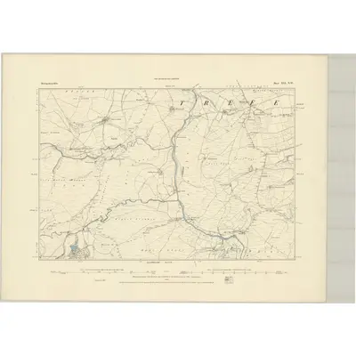1885 Map of Montgomeryshire XLI.NW