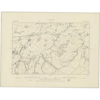 1884 Map of Montgomeryshire XLIV.NW