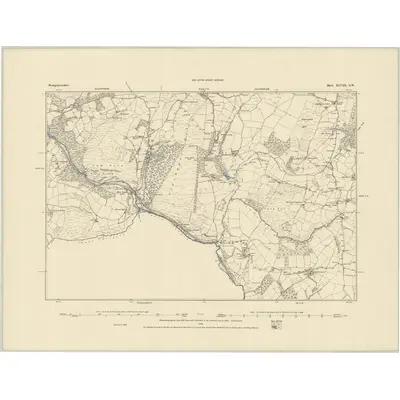 1885 Map of Montgomeryshire XLVIII.SW