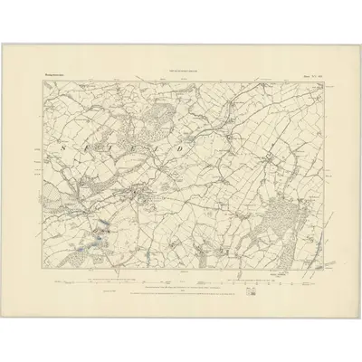 1884 Map of Montgomeryshire XV.SE