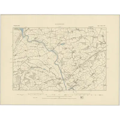1885 Map of Montgomeryshire XXII.NW