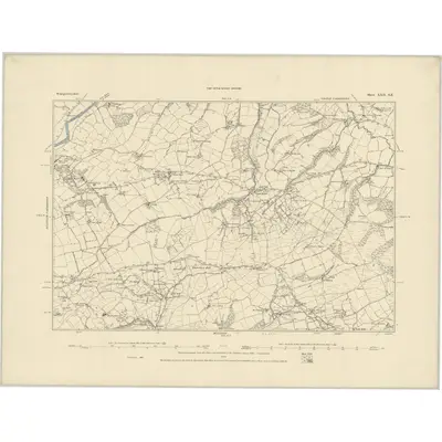 1885 Map of Montgomeryshire XXII.SE