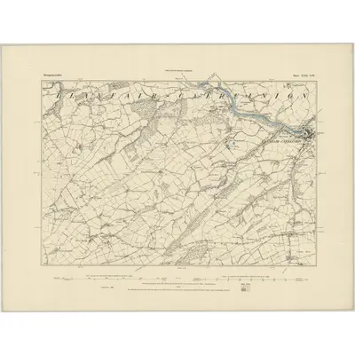 1885 Map of Montgomeryshire XXII.SW