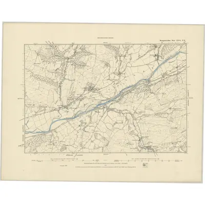 1886 Map of Montgomeryshire XXVI.NW