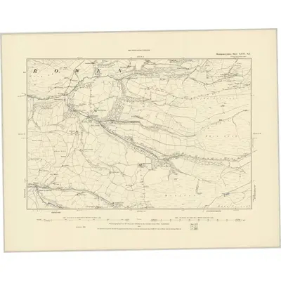 1886 Map of Montgomeryshire XXVI.SE