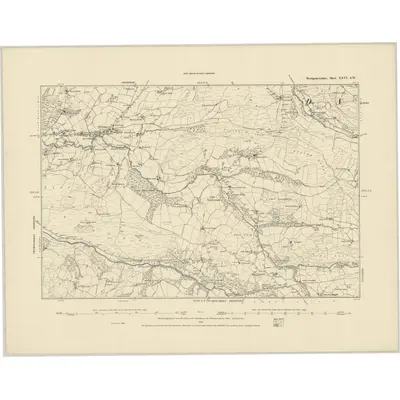 1886 Map of Montgomeryshire XXVI.SW