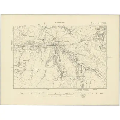 1887 Map of Montgomeryshire XXXII.NE