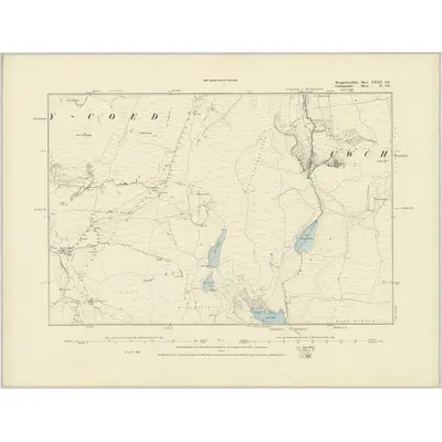 1887 Map of Montgomeryshire XXXII.SE