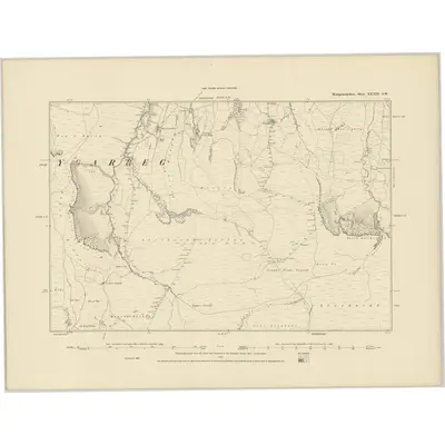 1886 Map of Montgomeryshire XXXIII.SW