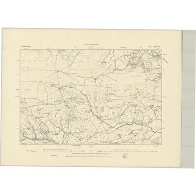 1885 Map of Montgomeryshire XXXV.SW