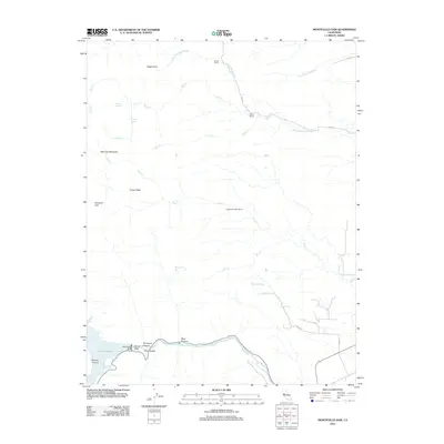 2012 Map of Monticello Dam, 2012 Print