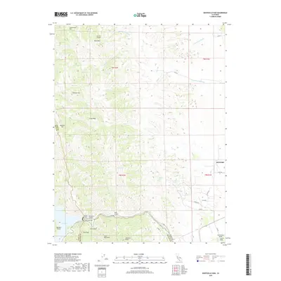2018 Map of Monticello Dam, 2018 Print