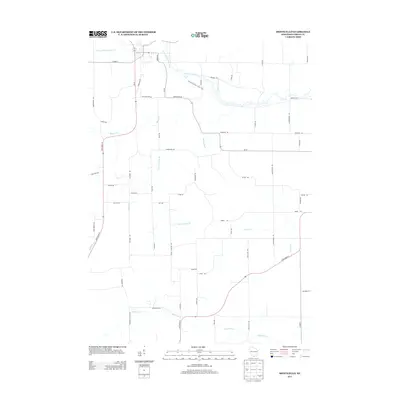 2013 Map of Monticello, 2013 Print