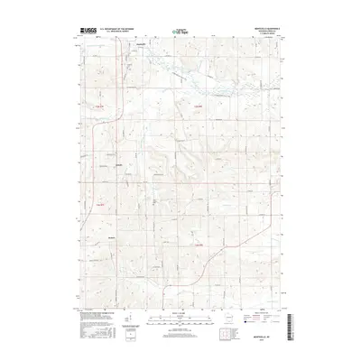2016 Map of Monticello, 2016 Print