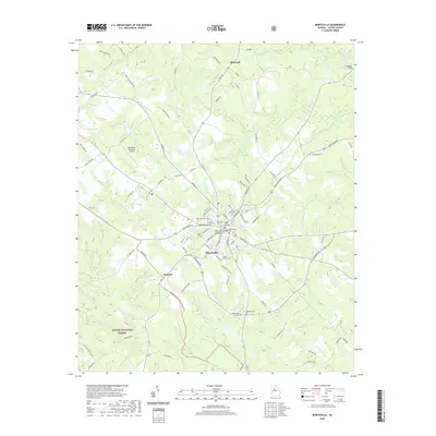 2020 Map of Monticello, 2020 Print