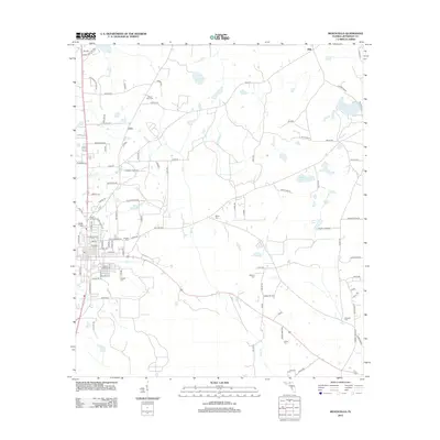 2012 Map of Monticello, 2012 Print