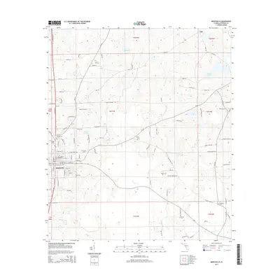 2015 Map of Monticello, 2015 Print
