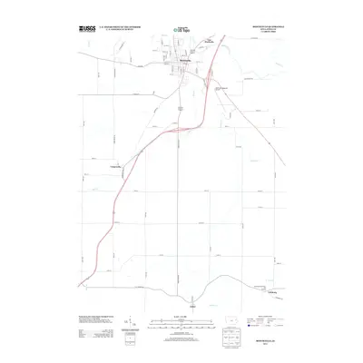 2013 Map of Monticello, 2013 Print