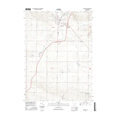 2015 Map of Monticello, 2015 Print