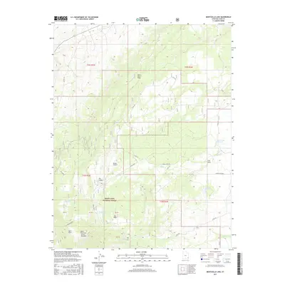 2017 Map of Monticello Lake, 2017 Print