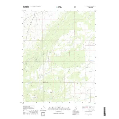 2020 Map of Monticello Lake, 2020 Print