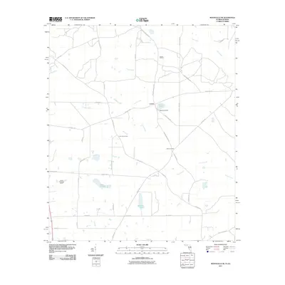 2011 Map of Monticello NE, 2011 Print