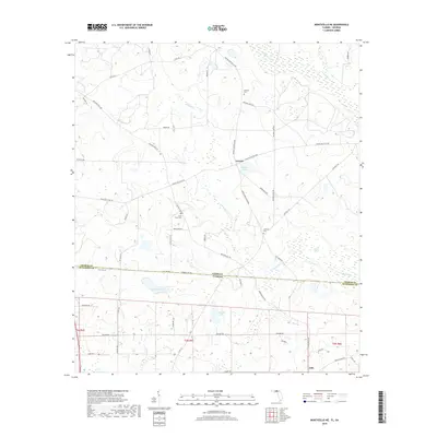 2018 Map of Monticello NE, 2018 Print