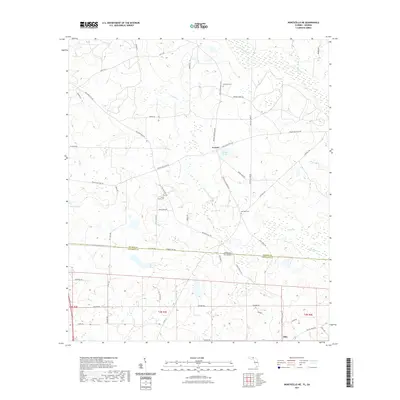 2021 Map of Monticello NE, 2021 Print