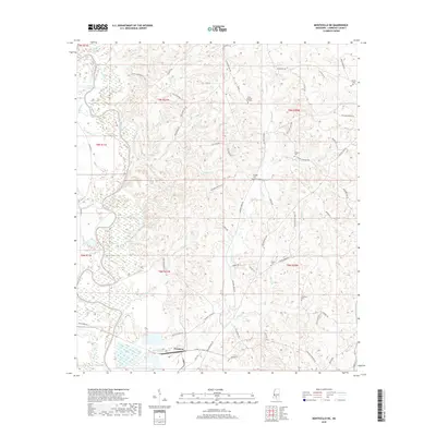 2018 Map of Monticello NE, 2018 Print
