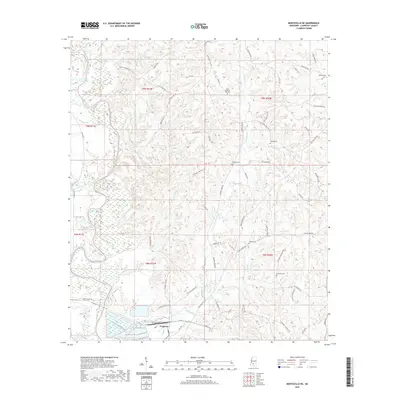 2020 Map of Monticello NE, 2020 Print