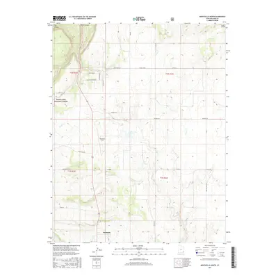 2017 Map of Monticello North, 2017 Print