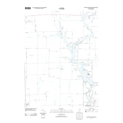 2013 Map of Monticello North, 2013 Print