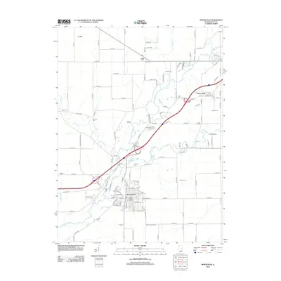 2012 Map of Monticello, 2012 Print