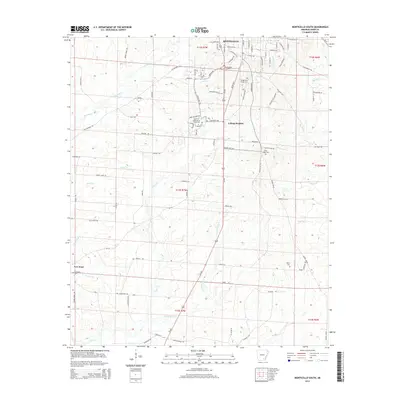 2014 Map of Monticello South, 2014 Print