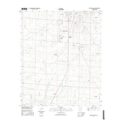 2017 Map of Monticello South, 2017 Print
