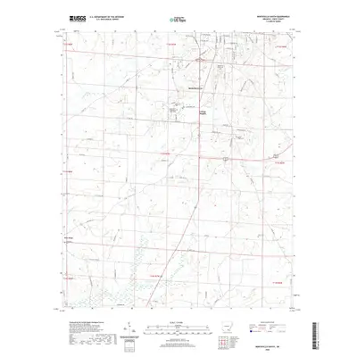2020 Map of Monticello South, 2020 Print