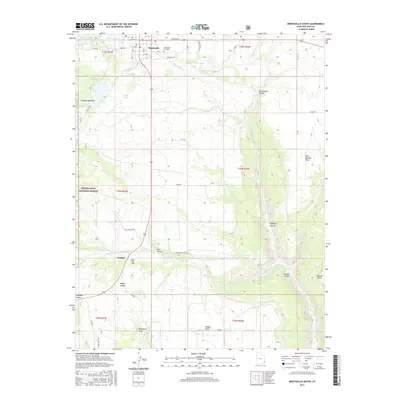 2017 Map of Monticello South, 2017 Print