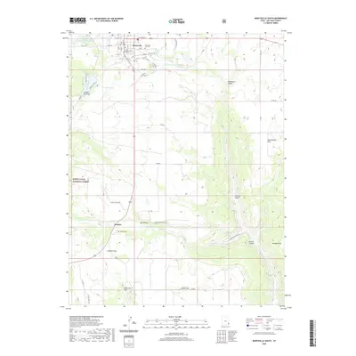 2020 Map of Monticello South, 2020 Print