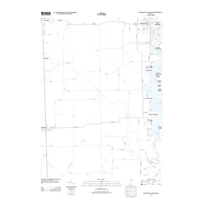 2013 Map of Monticello South, 2013 Print