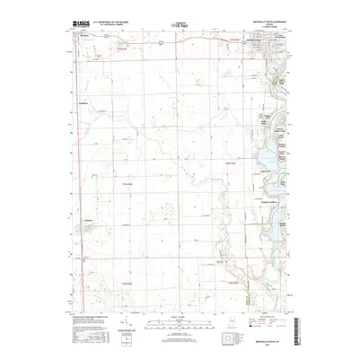 2016 Map of Monticello South, 2016 Print