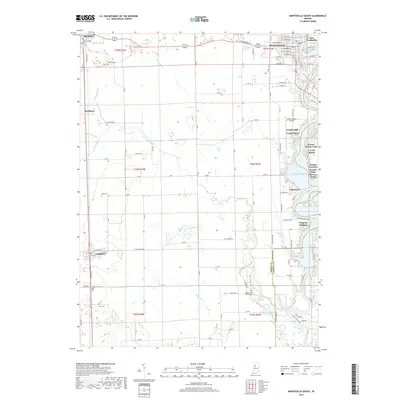 2019 Map of Monticello South, 2019 Print