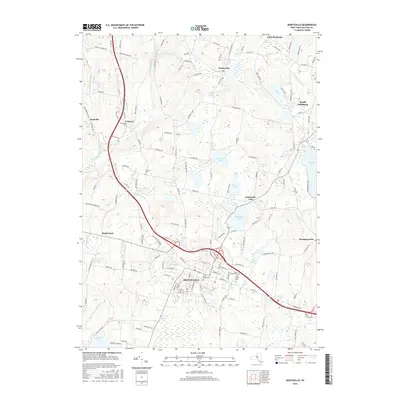 2016 Map of Monticello, 2016 Print