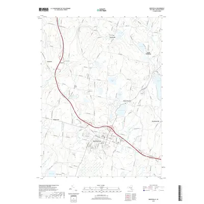 2019 Map of Monticello, 2019 Print