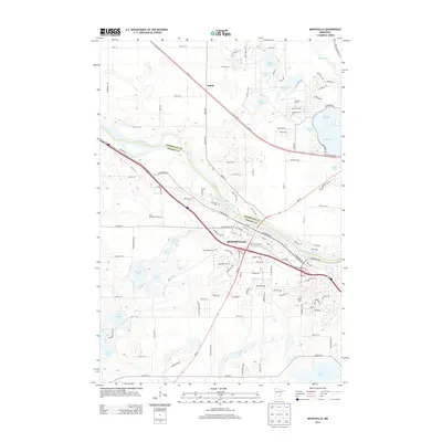 2013 Map of Monticello, 2013 Print