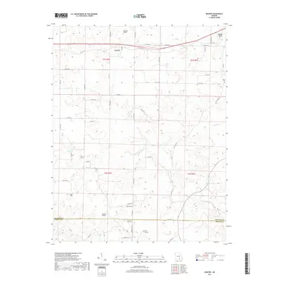 2017 Map of Montier, 2017 Print