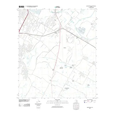 2010 Map of Montopolis, 2010 Print