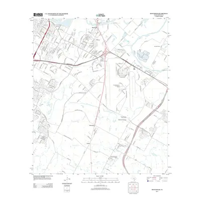 2013 Map of Montopolis, 2013 Print