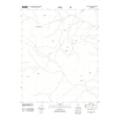 2011 Map of Montoso Peak, 2011 Print